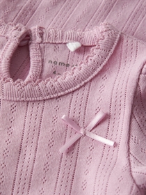 NAME IT Kortærmet Body Happy Cameo Pink